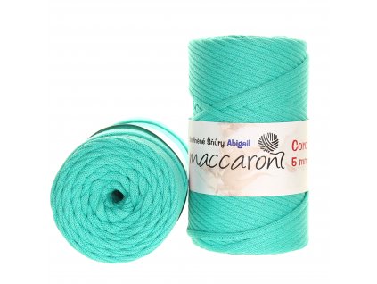 Maccaroni Šňůry Abigail 5mm - 405D tmavý mint