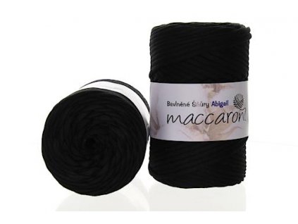 Maccaroni Šňůry Abigail 5mm - 106 černohnědá