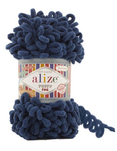 Alize Puffy FINE 93 tmavěmodrá