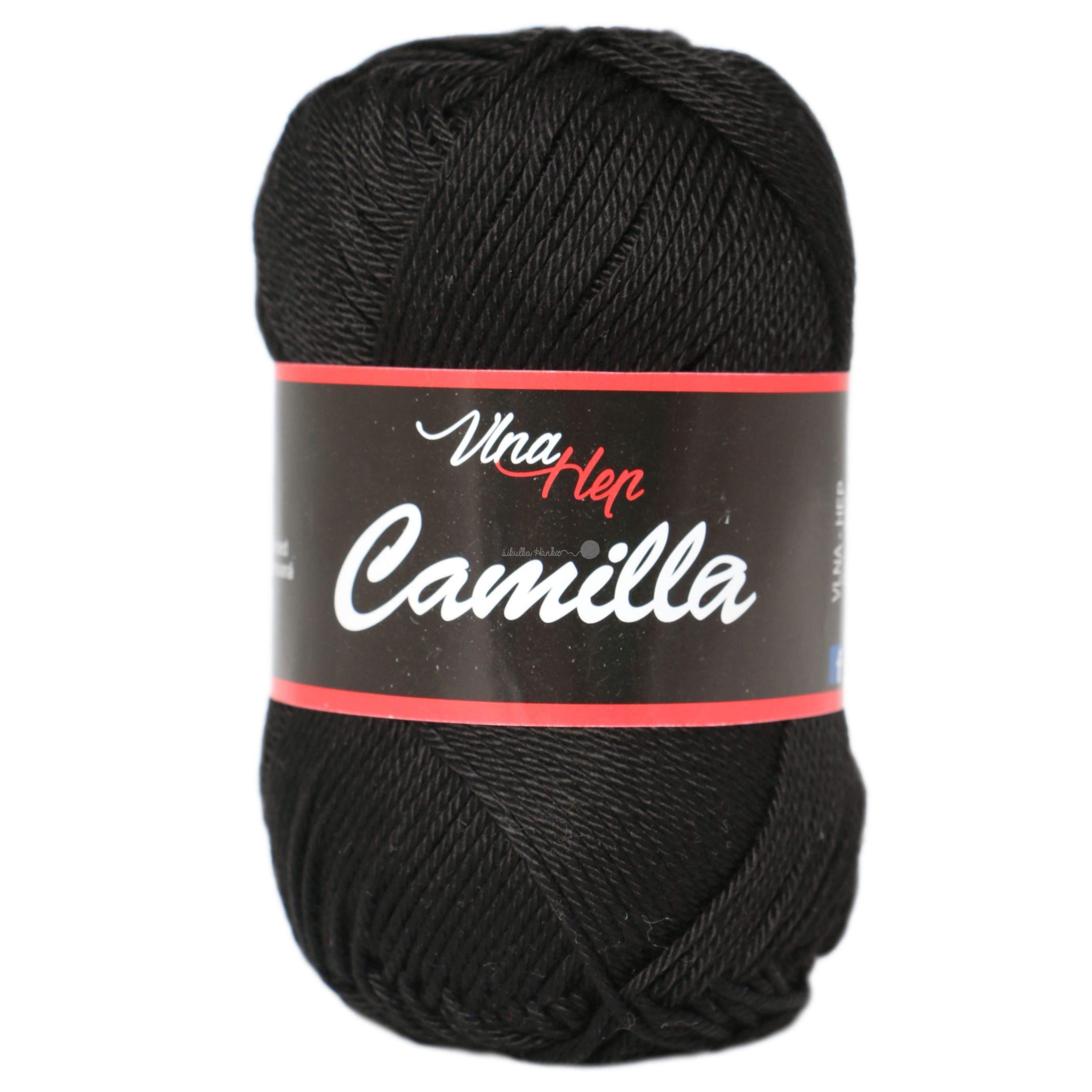 Vlna-hep Příze Camilla 8001 černá