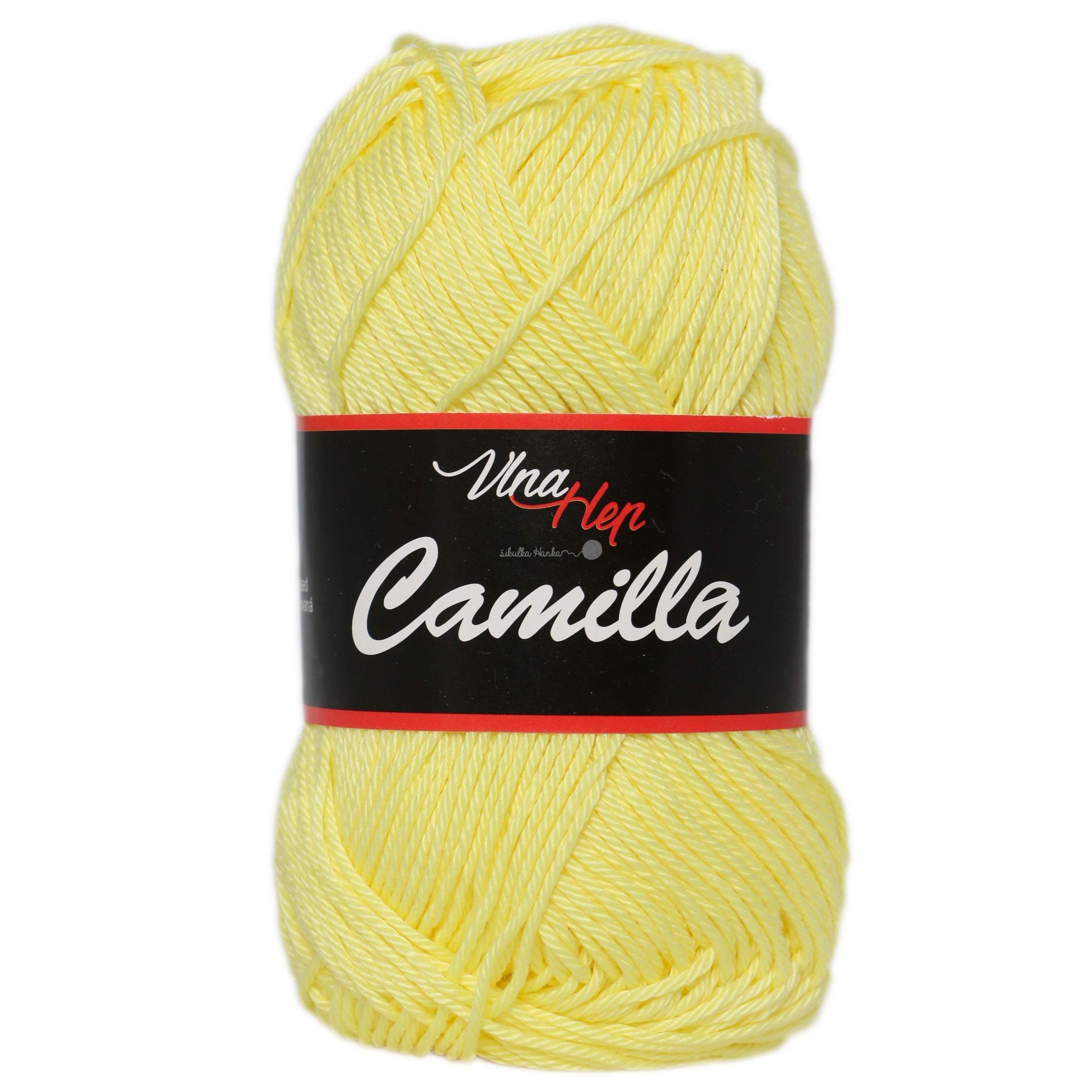 Vlna-hep Příze Camilla 8183 sv. žlutá