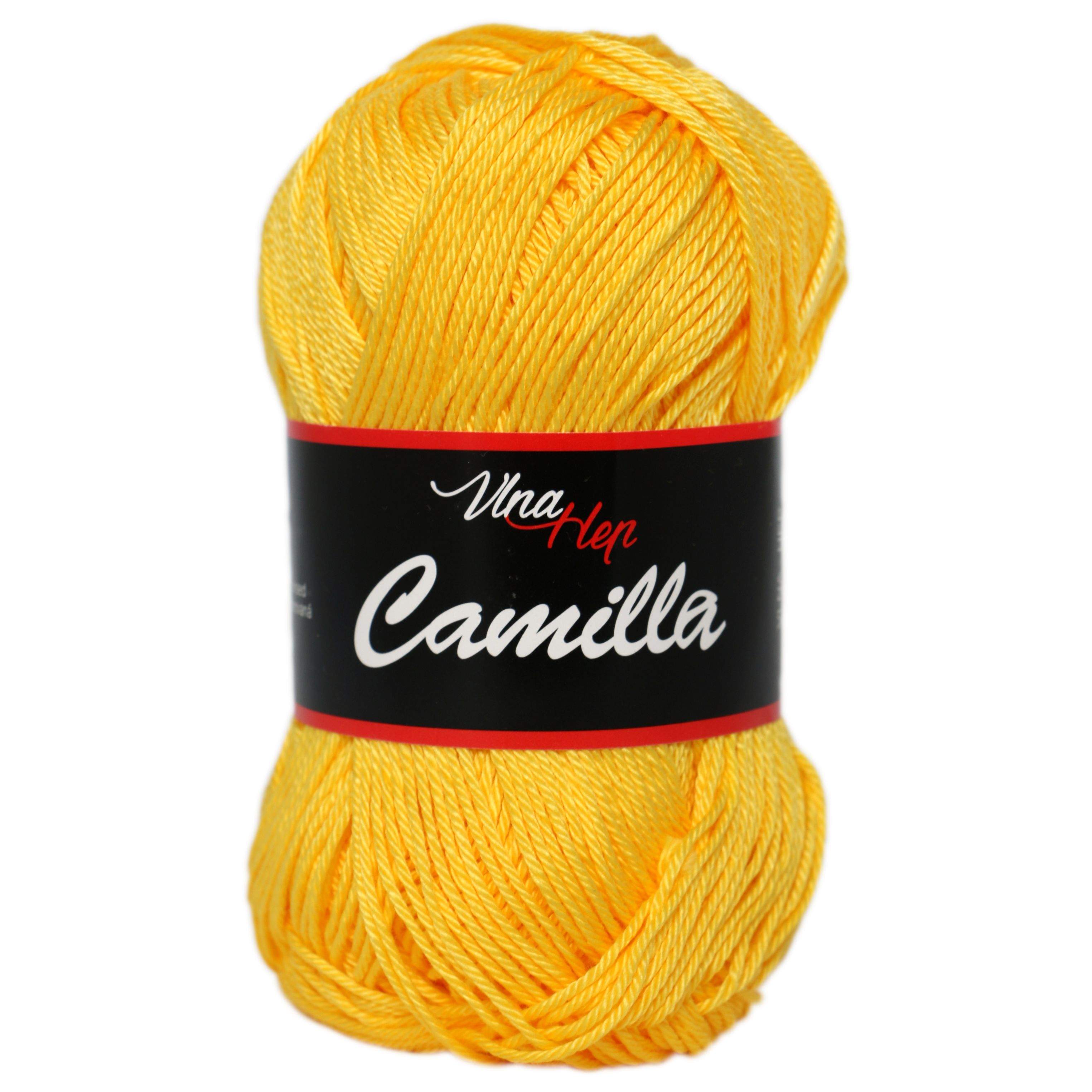 Vlna-hep Příze Camilla 8180 pampelišková