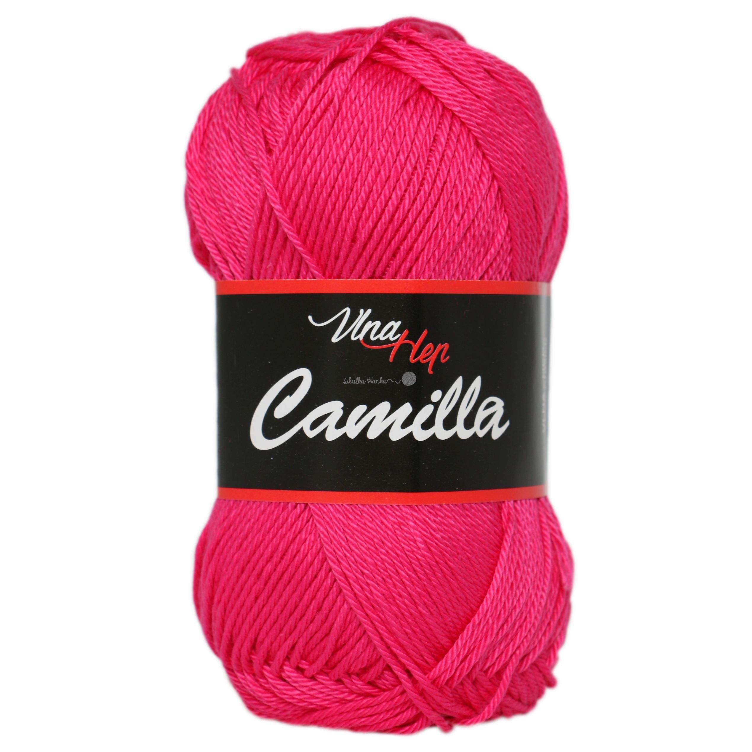 Vlna-hep Příze Camilla 8036 pivoňková