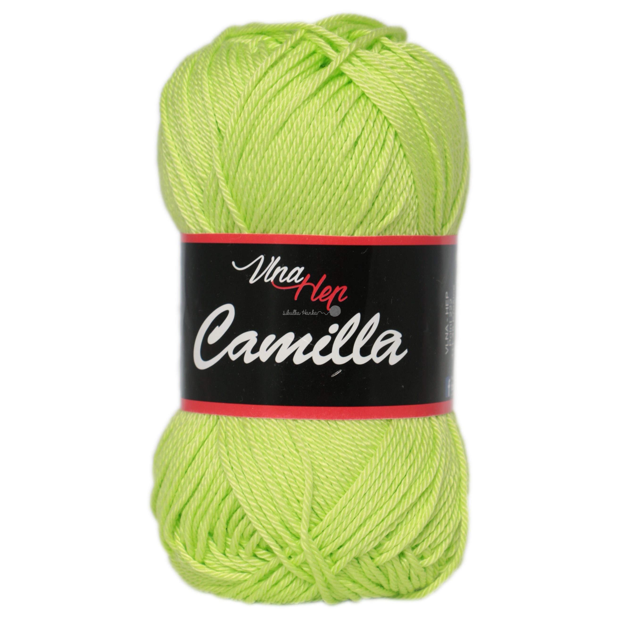 Vlna-hep Příze Camilla 8145 zelinkavá