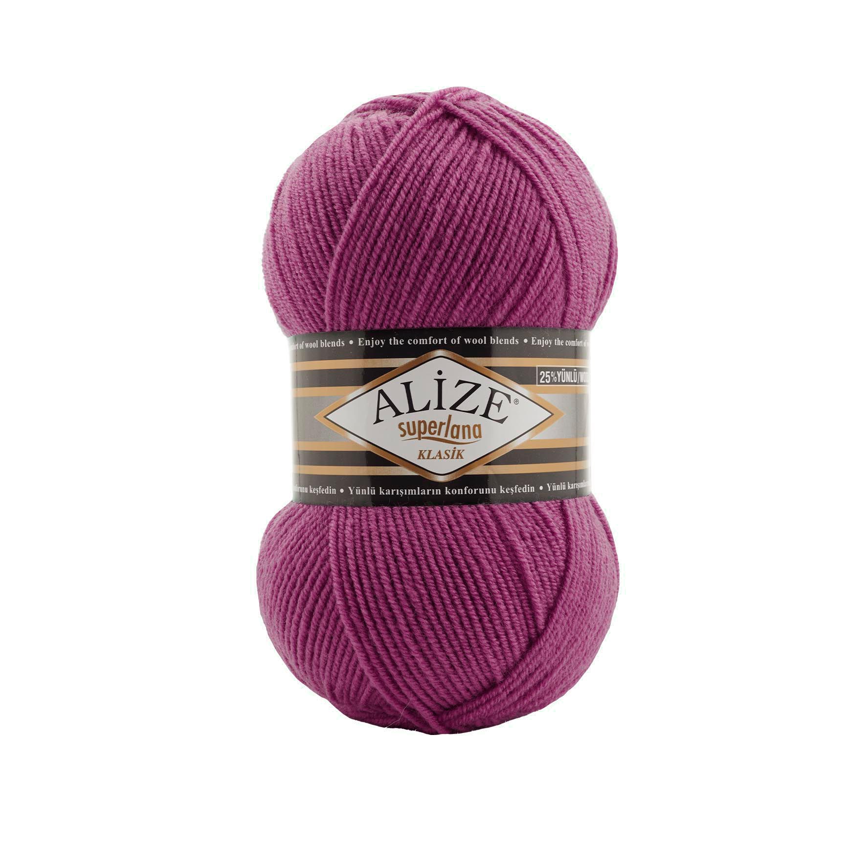 Příze Alize Superlana klasik 286 tmavší cyklámen