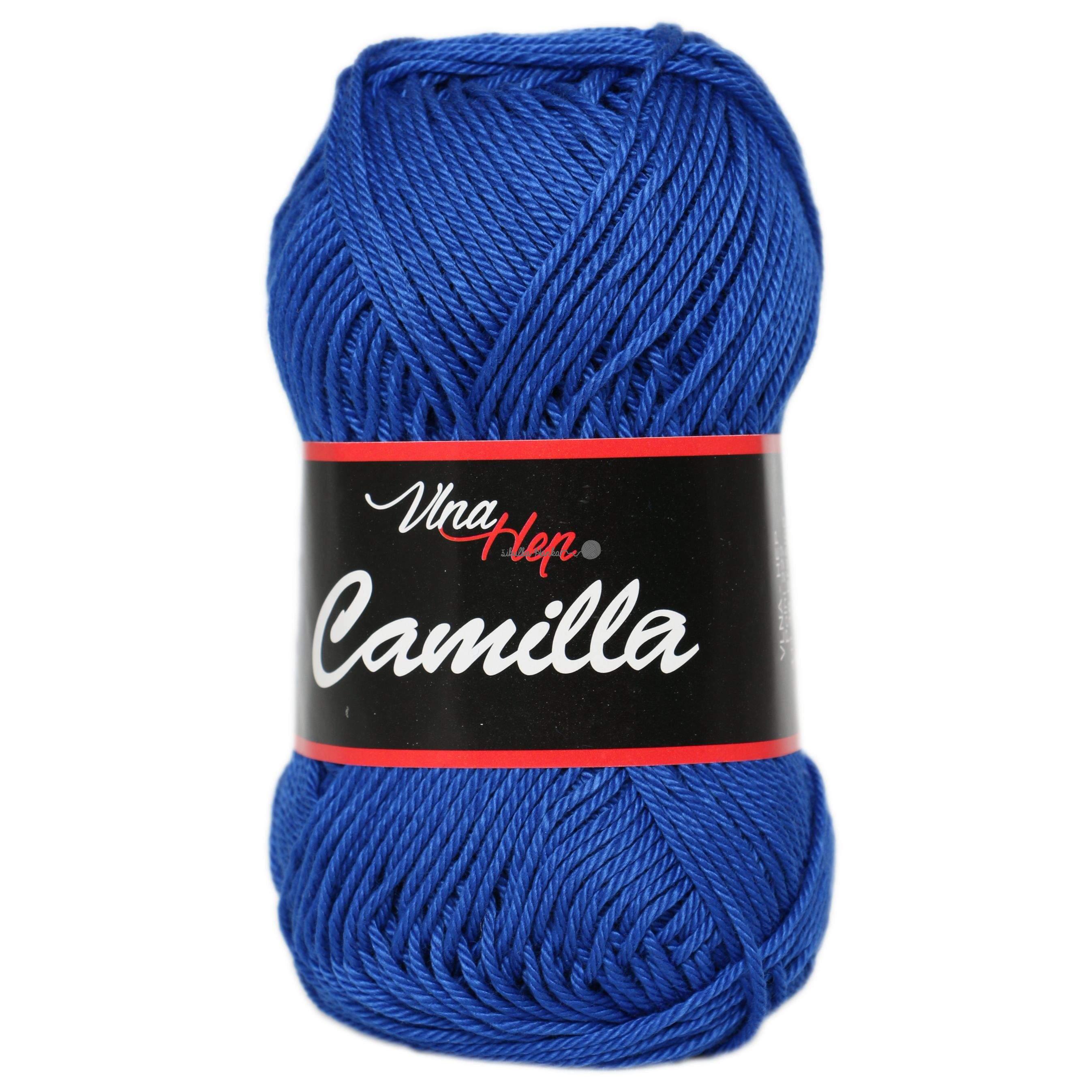 Vlna-hep Příze Camilla 8112 královská modrá