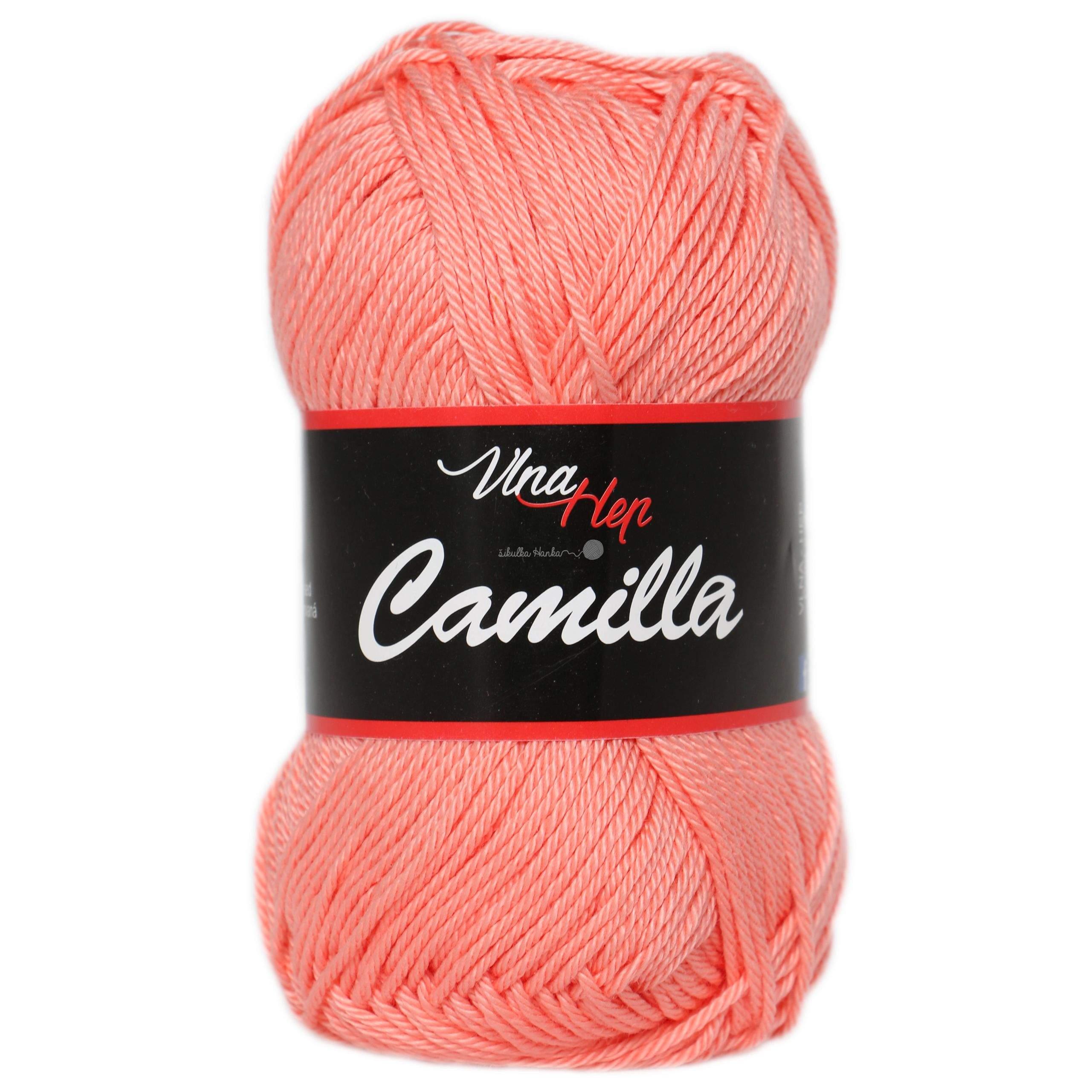 Vlna-hep Příze Camilla 8014 lososová