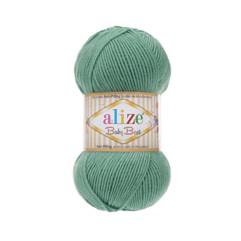 Alize Příze Baby best 463 tmavší aqua