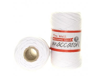 Maccaroni The Wall 3mm - 401 bílá