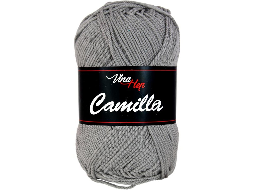 Vlna-hep Příze Camilla 8234 šedá