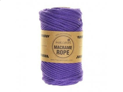 Rope 4mm - 606 fialová