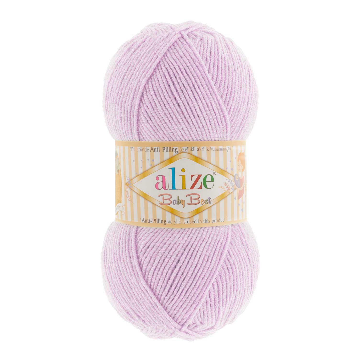 Alize Příze Baby best 27 lila