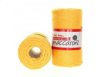 Maccaroni The Wall 3mm - 408L žlutá