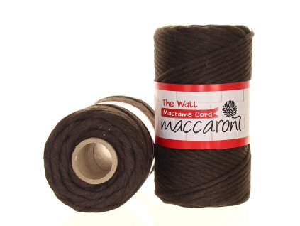 Maccaroni The Wall 3mm - 304 čokoládová