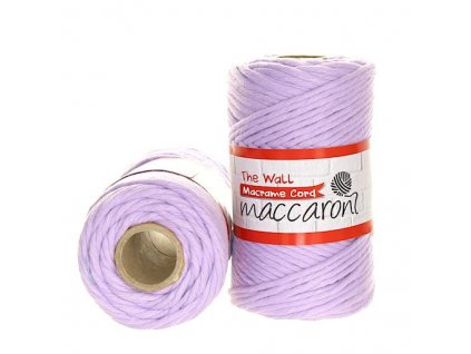 Maccaroni The Wall 3mm - 404 světle fialová