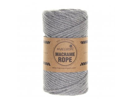 Rope 4mm - 102 šedá