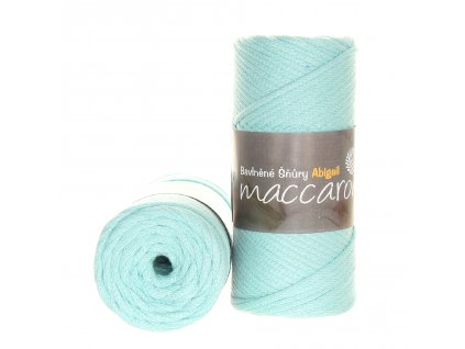 Maccaroni Šňůry Abigail 3mm - 48-405 mentolová