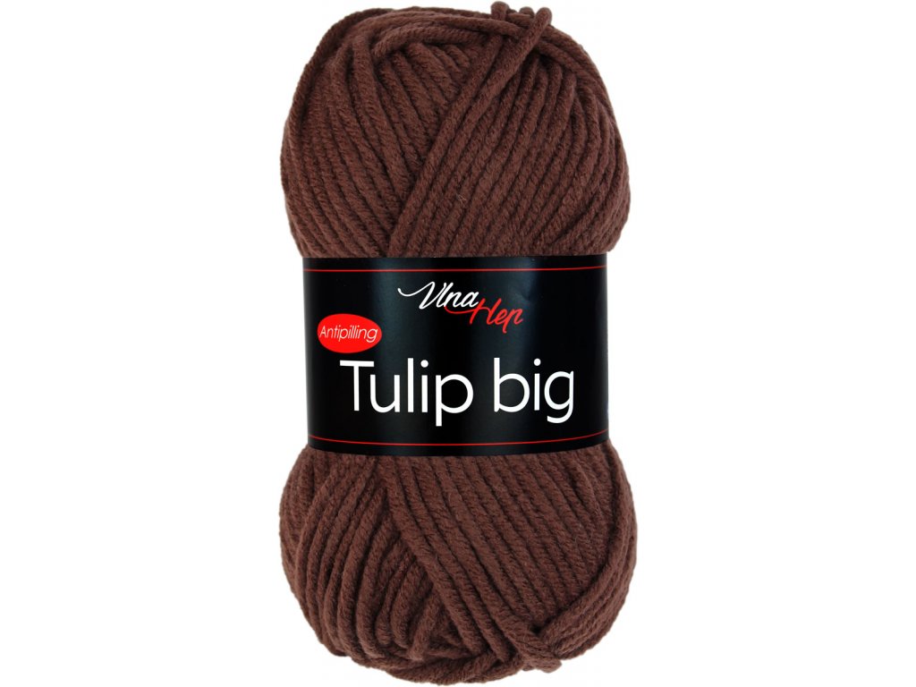 Vlna-hep Tulip big 4220 hnědá