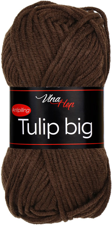 Vlna-hep Tulip big 41057 čokoládově hnědá