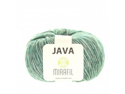 Mirafil Java 063 brčálově zelená melange