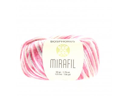 Mirafil Bosphorus multi 201 růžovo-světle-modrošedá