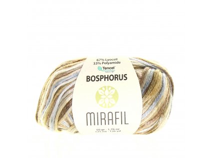 Mirafil Bosphorus multi 206 hnědo-šedá melange