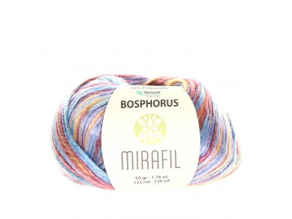 Mirafil Bosphorus multi 211 modro-červeno-oranžová