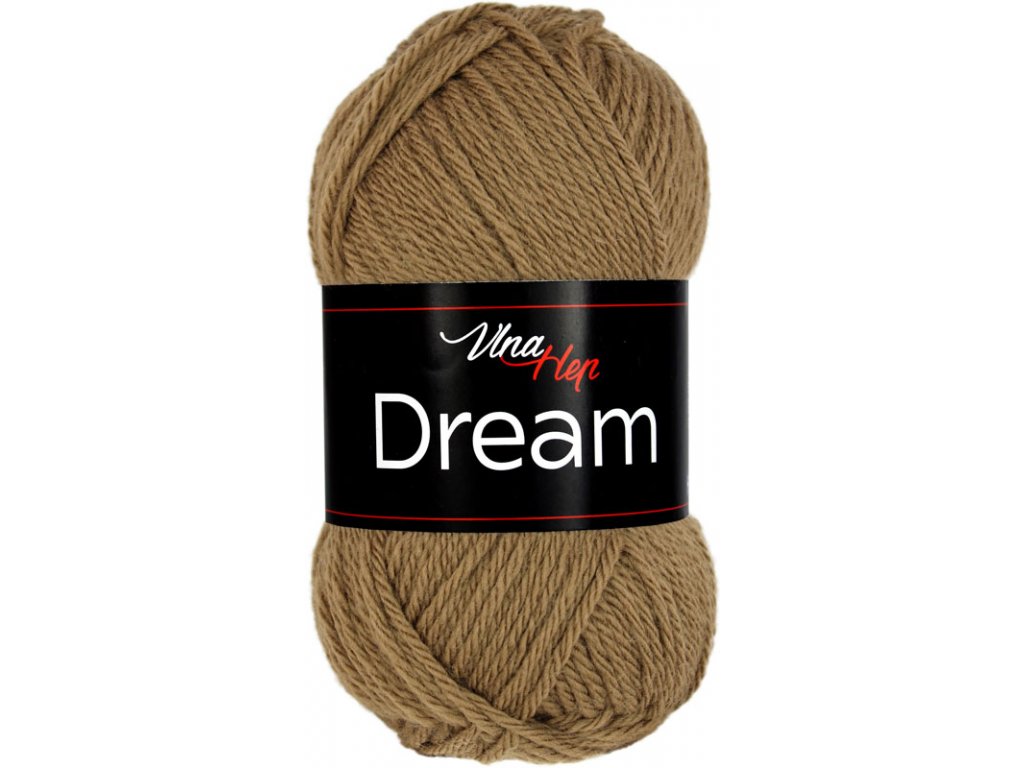 Vlna-hep Dream 6406 hnědá