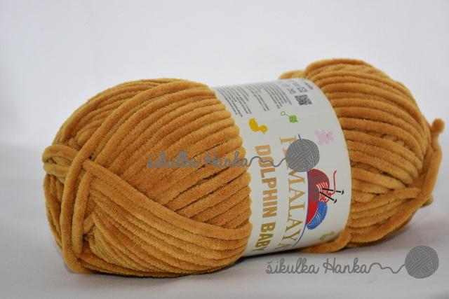 Himalaya Příze Dolphin baby 80330 okrová