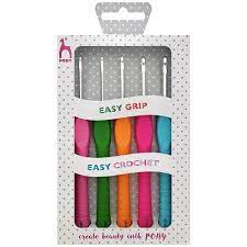 Pony Sada háčku EASY GRIP MALÁ 2-4mm (5ks)