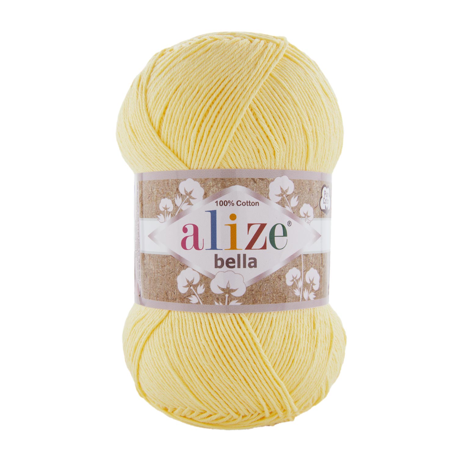 Alize Příze Bella 100 - 187 svěle žlutá