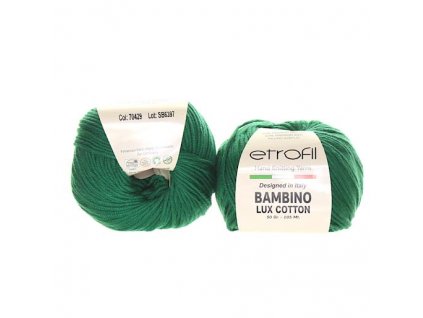 Etrofil Lux cotton 70429 tmavě zelená
