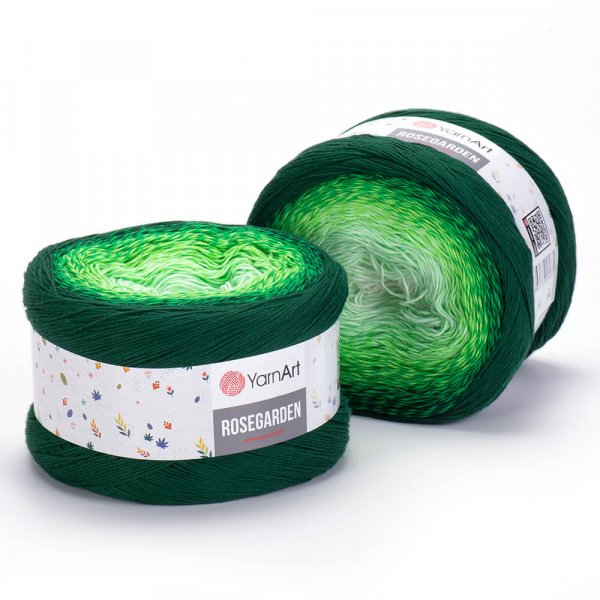 YarnArt Rosegarden 319 zelená