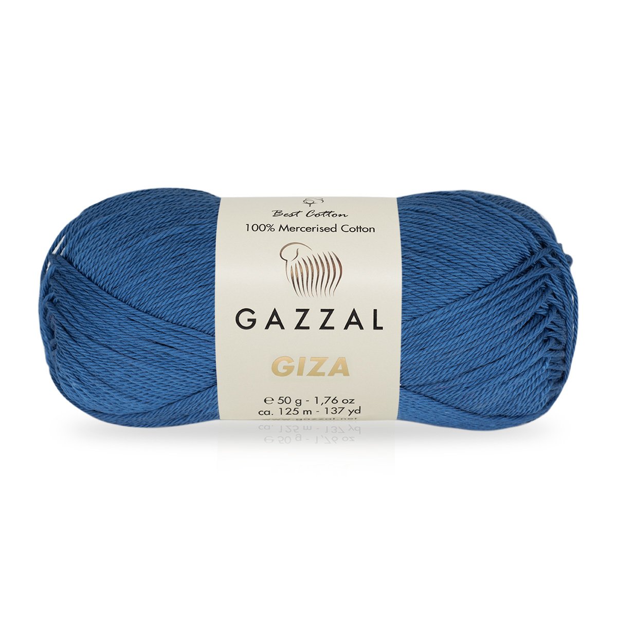 Gazzal Příze Giza 2475 jeansově modrá