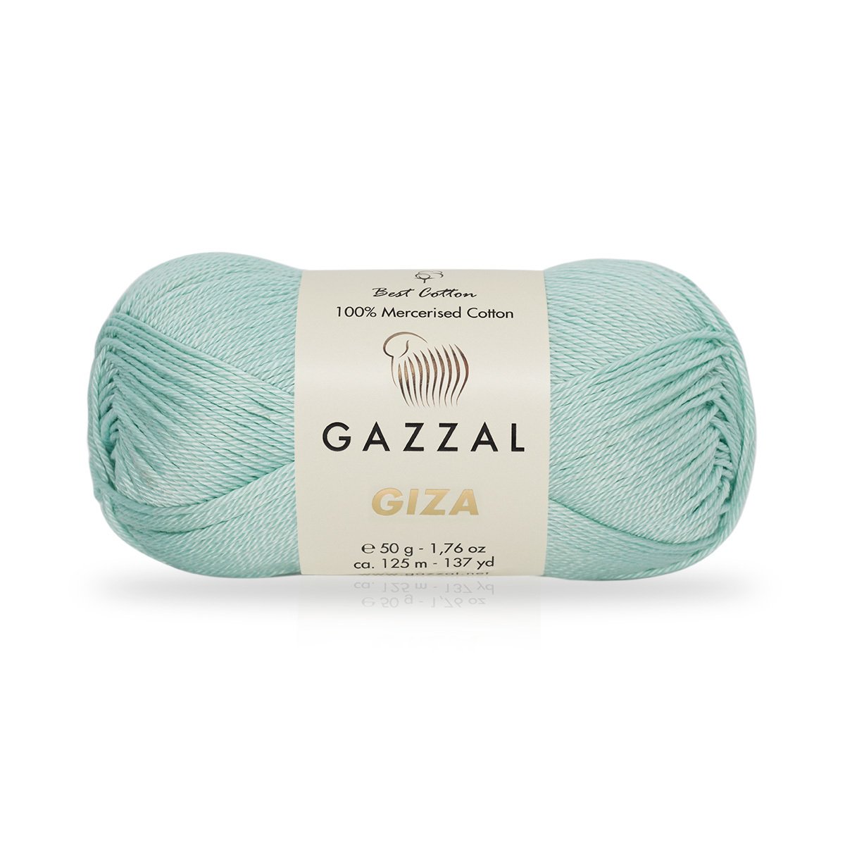 Gazzal Giza 2482 pastelová aqua