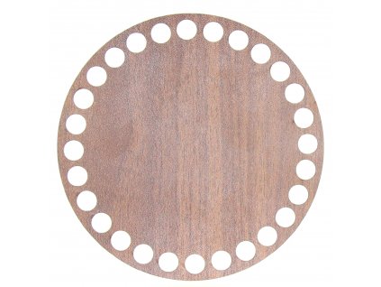 Dno na košík ořech kruh 12,5 cm