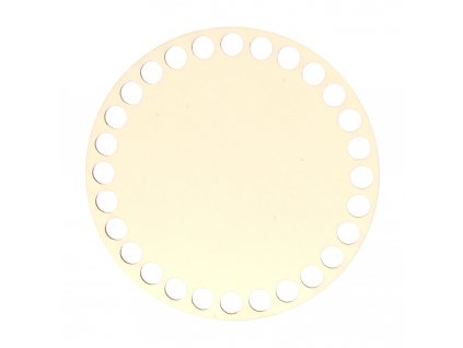 Dno na košík kulaté 12,5cm topol