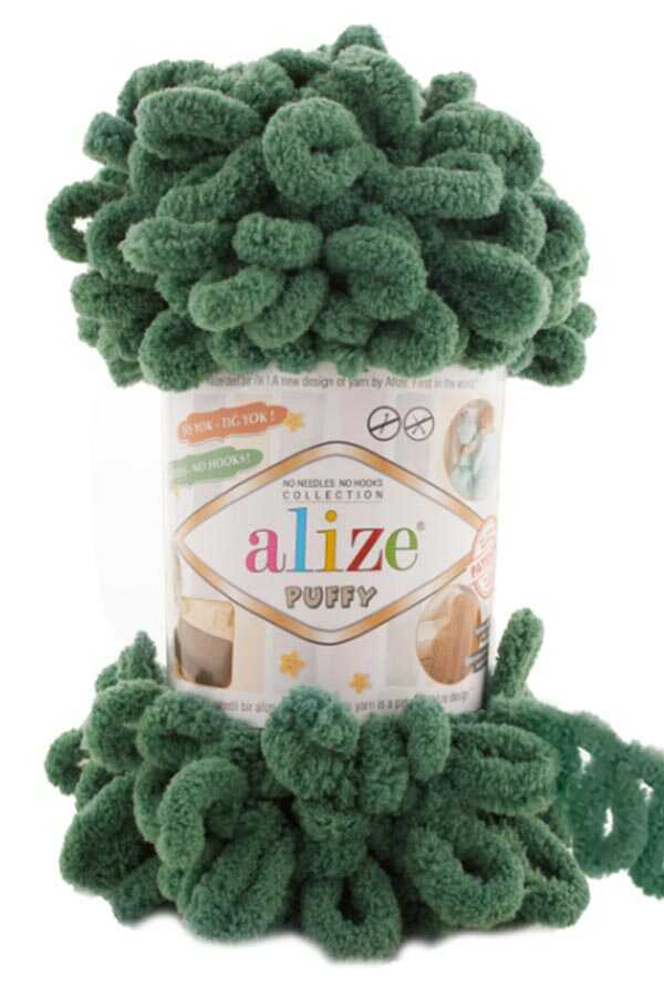 Alize Puffy 532 lesní zelená