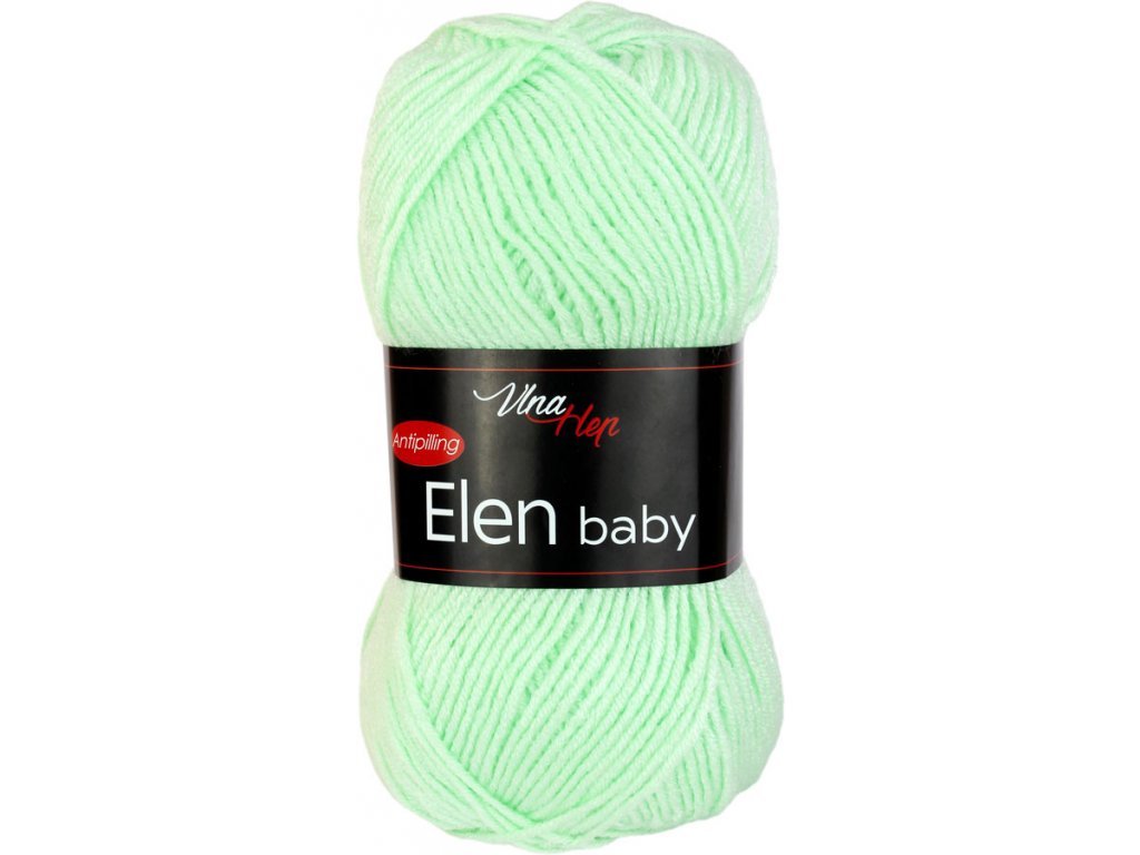 Vlna-hep Elen baby 4158 světlounká zelená