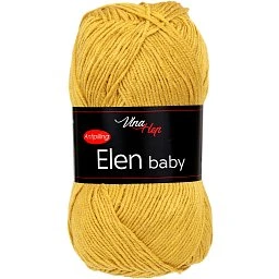 Vlna-hep Příze Elen baby 41179 hořčicová