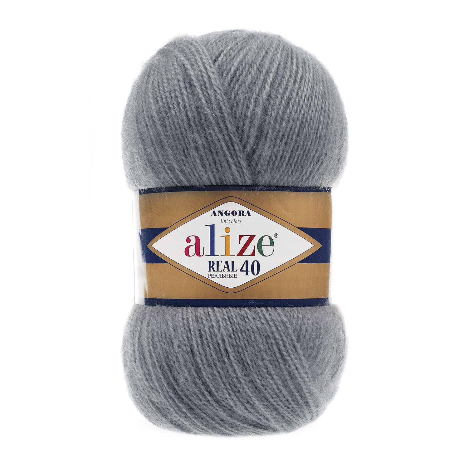 Alize Angora real 40 - 87 tmavě šedá