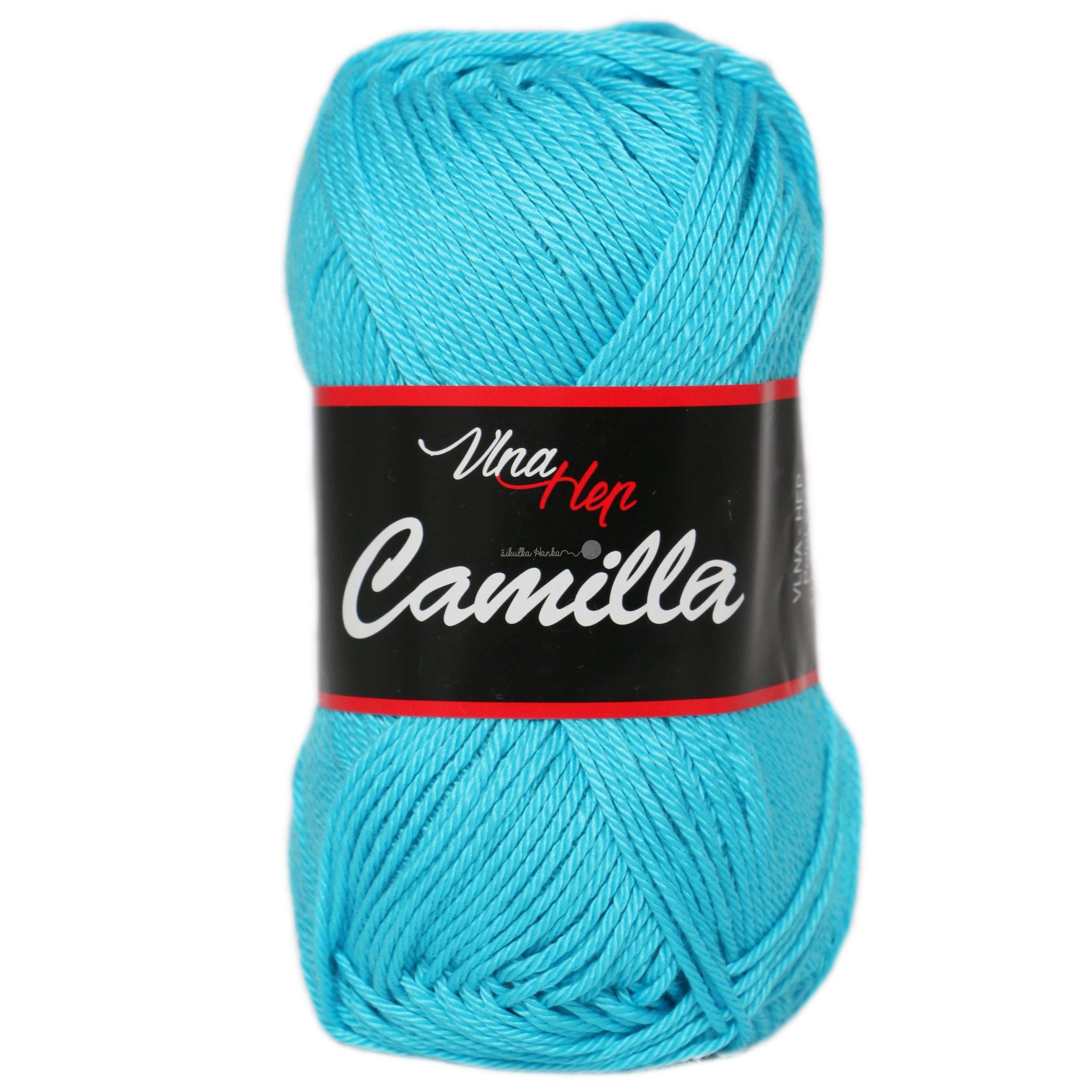 Vlna-hep Příze Camilla 8124 sv.tyrkysová