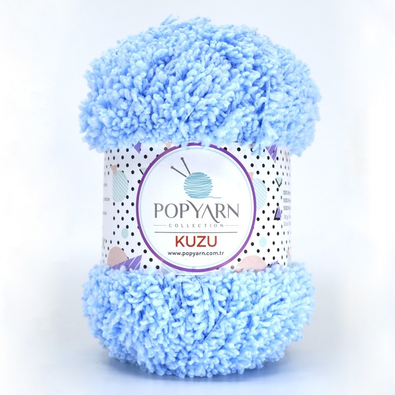 PopYarn Kuzu B005 světle modrá