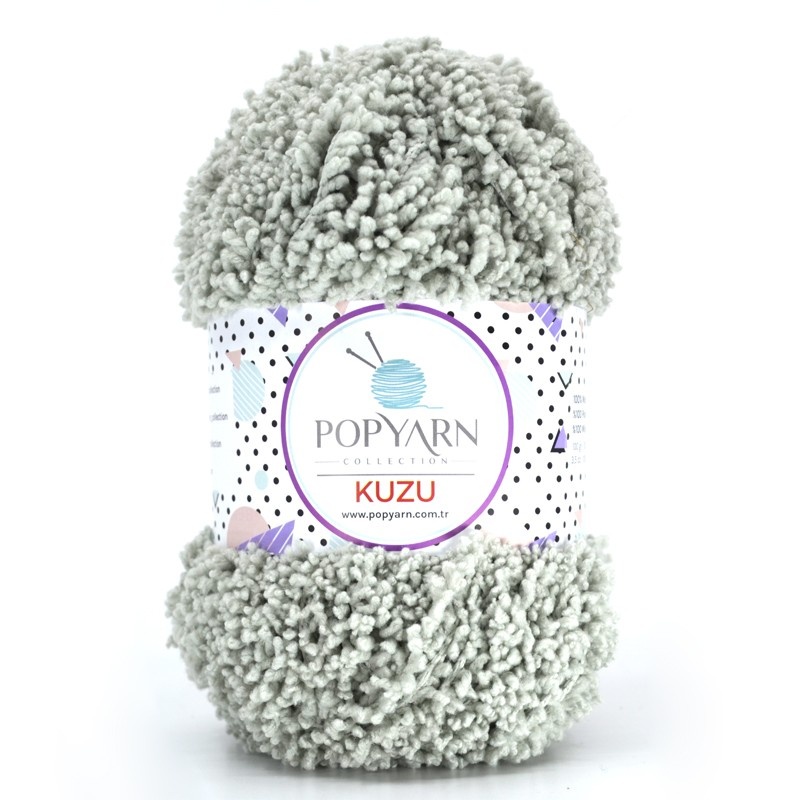 PopYarn Kuzu B010 šedá