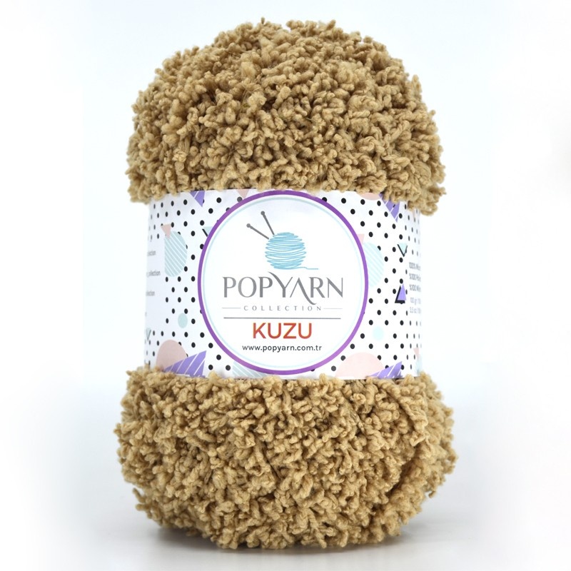 PopYarn Kuzu B008 hnědá
