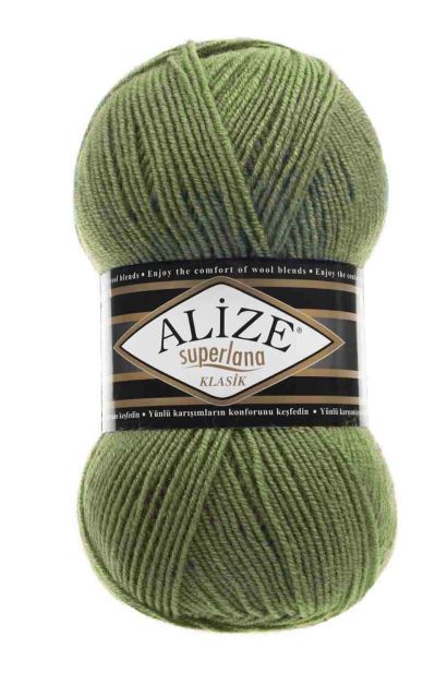 Příze Alize Superlana klasik 620 olivová