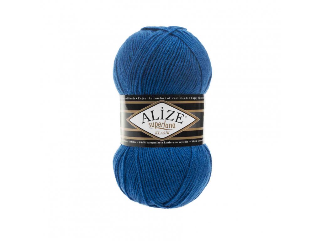 Příze Alize Superlana klasik 141 královská modrá