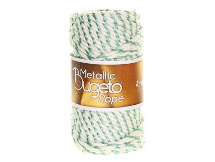 Bugeto Rope metallic 02 bílá se zelenou