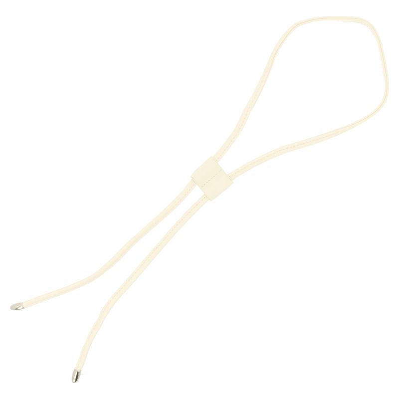 Kožený stahovací pás 100cm béžový