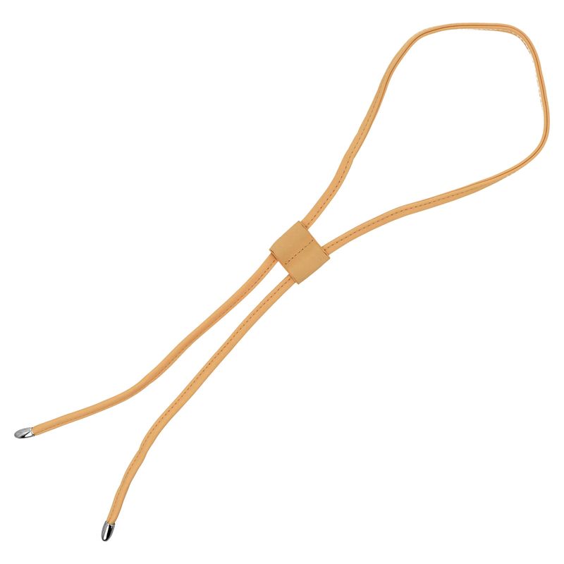 Kožený stahovací pás 100cm světle hnědý